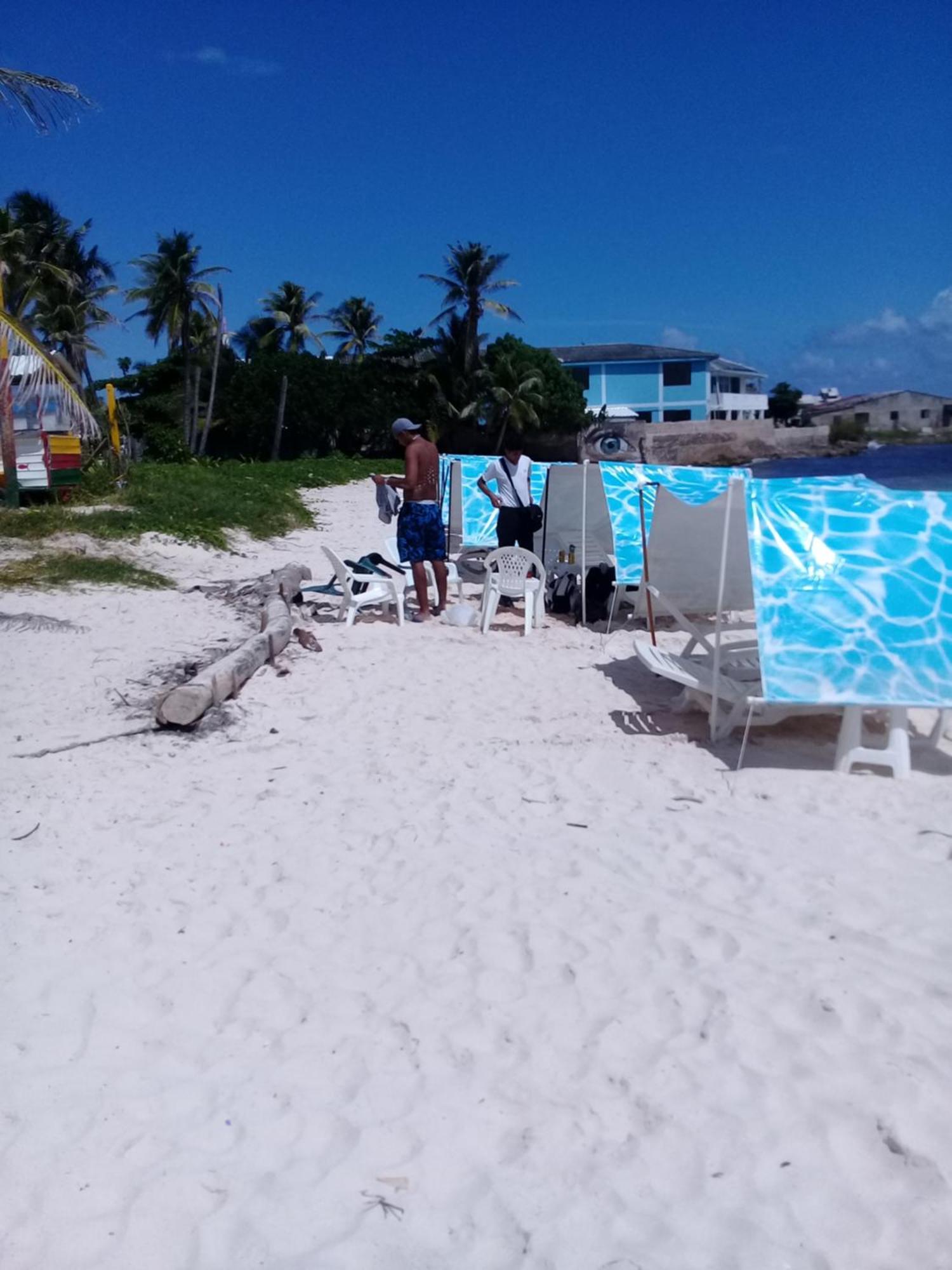 Victoria'S Gennie Bay Village Hostal San Andrés Dış mekan fotoğraf